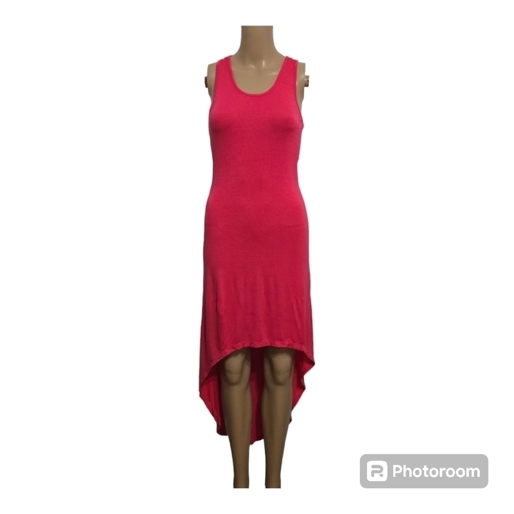 Racerback Tank Assymetrical Maxi Dress